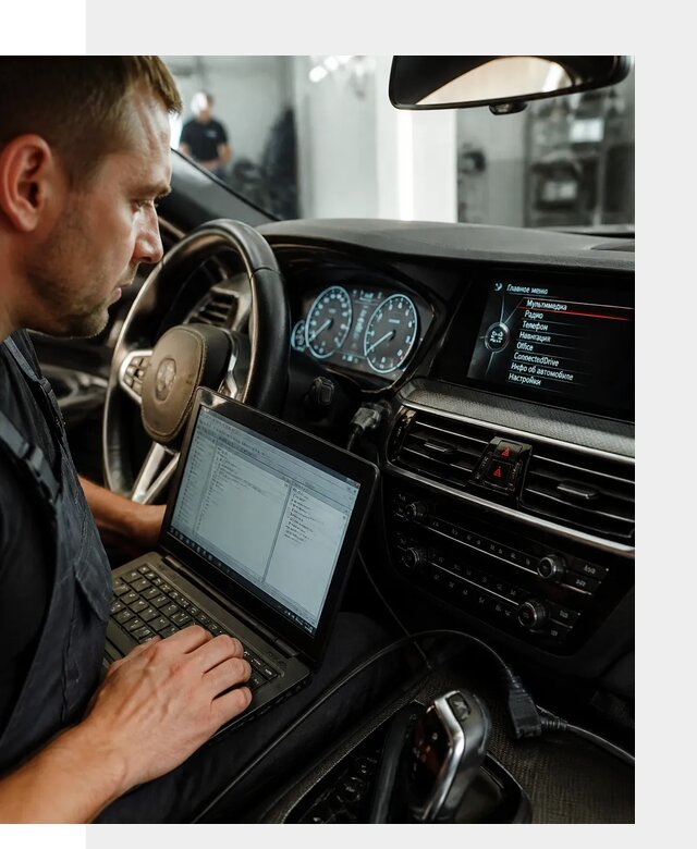 Русификация приборной панели BMW для авто в Новокузнецке от компании
