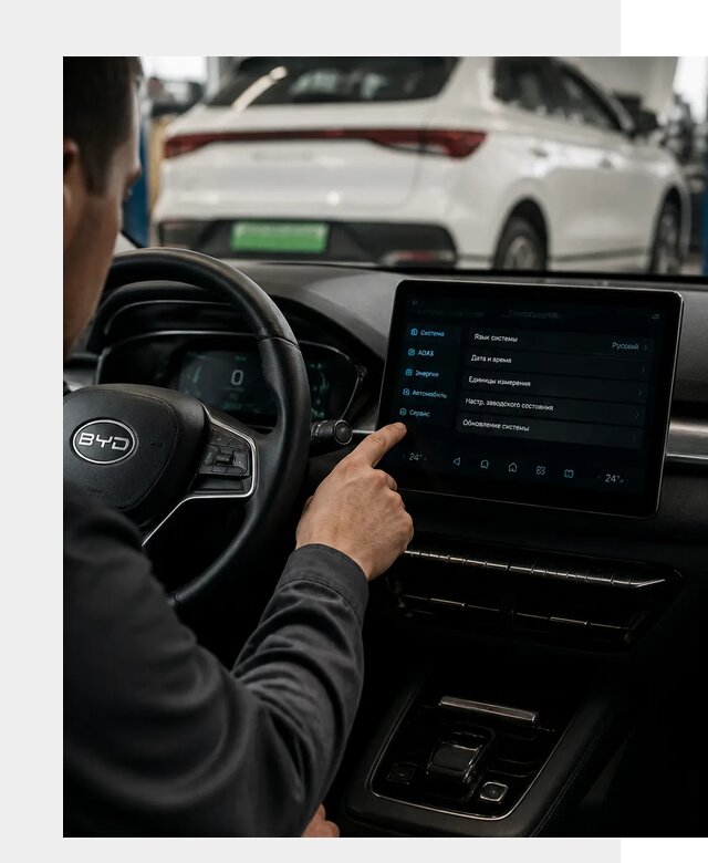Русификация BYD E2 в Новокузнецке от 15308 р. | ФастМобиль-Нвк под ключ