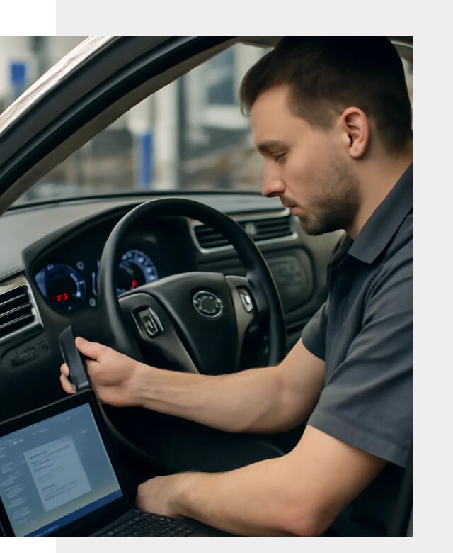 Русификация приборной панели Nissan для авто в Новокузнецке